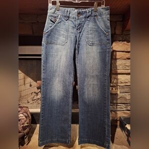 Avery Women's Flare Jeans in Classic Blue By Aeropostale 5/6